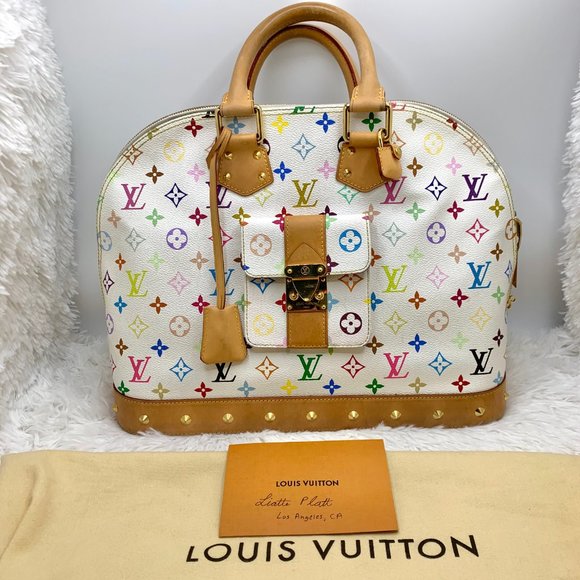Louis Vuitton Handbags - ❌SOLD❌Louis Vuitton White Multicolore Alma GM bag